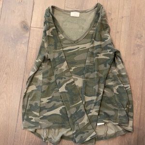 Anthropologie Camo Waffle M